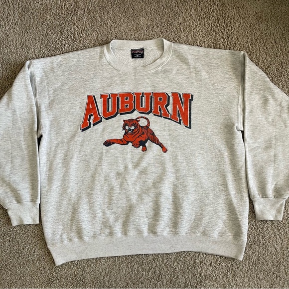 Jansport 90s Vintage VTG Auburn Tiger Made In USA Pullover Sweater